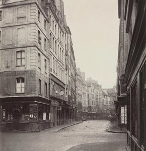 Rue de la Ferronnerie、c。 1865 作： Charles Marville