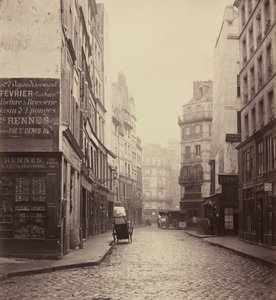 ラヴァンディエール通りから見たロンバール通り、1864年（写真） 作： チャールズ・マーヴィル