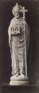 ルーヴル美術館の像（卵白シルバープリント） 作： Charles Marville
