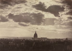 アンヴァリッドの無題の雲に関する調査、1860年。 作： Charles Marville