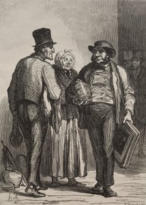 オークションルーム：商人 作： Charles Maurand