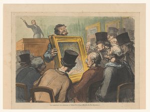 ホテルブイヨンのベール オテル・ブイヨンの絵画愛好家 (オブジェクトのタイトル) 作： Charles Maurand