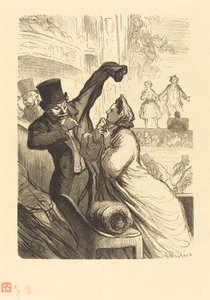 最後の詩 作： Charles Maurand after Honoré Daumier