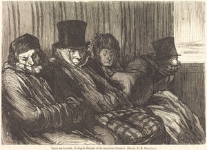 楽しい電車 作： Charles Maurand after Honoré Daumier