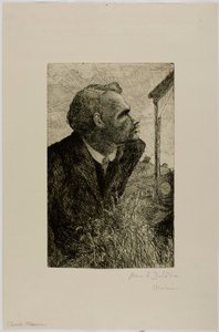 フランソワ・クラウディウス・ラヴァチョルの肖像 作： Charles Maurin