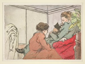 女と猫 (La Femme au Chat) 作： Charles Maurin