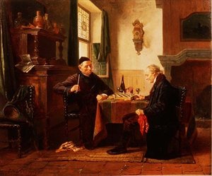 チェスの試合 作： Charles Meer Webb