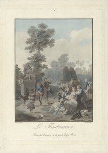 ドラムの タンバリン (オブジェクトのタイトル) 作： Charles Melchior Descourtis