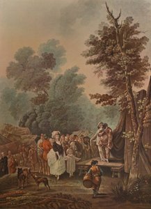 ビレッジフェア、ビレッジフェア、1785年、1913年 作： Charles Melchior Descourtis