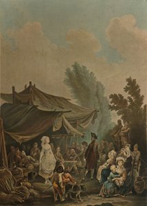 La Noce De Village、Village Wedding、1785、1913 作： Charles Melchior Descourtis