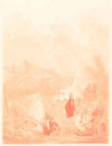 Noce de Village 村の結婚式、1785 年。 作： Charles Melchior Descourtis