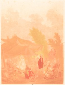 Noce de Village 村の結婚式、1785 年。 作： Charles Melchior Descourtis