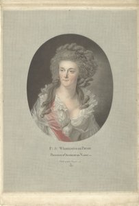 プロイセンのヴィルヘルミナ、オランジュ ナッソー公女の肖像 F: S: Wilhelmine de Prusse Princesse d
