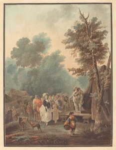 ビレッジフェア 作： Charles Melchior Descourtis after Nicolas Antoine Taunay