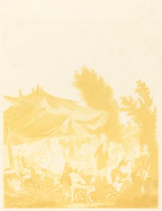 Noce de Village（ヴィレッジウェディング） 作： Charles Melchior Descourtis after Nicolas Antoine Taunay