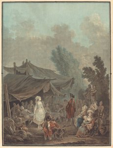 Noce de Village（ヴィレッジウェディング） 作： Charles Melchior Descourtis after Nicolas Antoine Taunay
