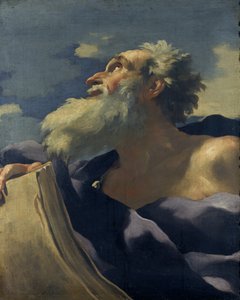 預言者の頭部 1627-35年頃 （油彩・キャンバス 作： Charles Mellin