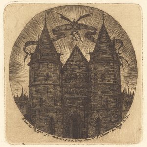正義の宮殿、パリの古い門 作： Charles Meryon