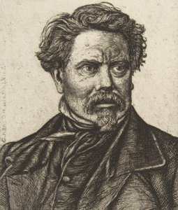 ベンジャミン・フィヨン、写真の後、1862 年。 作： Charles Meryon