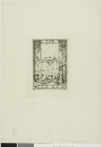 Thomas De Leuの版画カタログの口絵 作： Charles Meryon