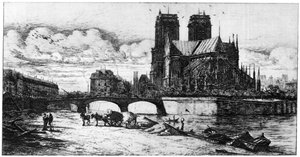 LAbside、c1841-1868 1924 作： Charles Meryon