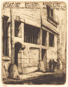 The Street of the Bad Boys, Paris (ザ ストリート オブ ザ バッド ボーイズ) 作： Charles Meryon