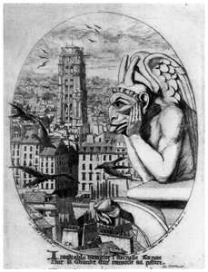 Le Stryge、c1841-1868 1924 作： Charles Meryon