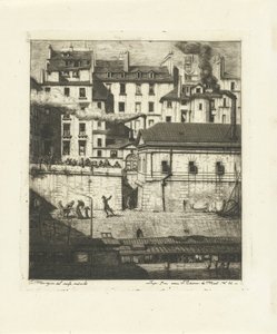 パリのセーヌ川のモルグ ラ・モルグ Eaux-Fortes sur Paris (シリーズタイトル)