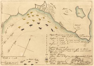 Plan du Combat de Sinope (シノペの戦いの計画) 作： Charles Meryon