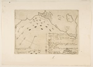 シノペの戦いの計画、1853年。 作： Charles Meryon