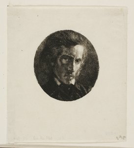 Edmond de Courtivesの肖像 作： Charles Meryon