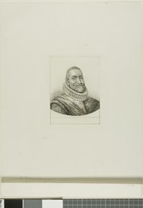 アグリッパ・ドービニエの肖像 作： Charles Meryon
