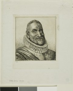 アグリッパ・ドービニエの肖像 作： Charles Meryon