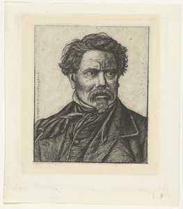 歴史家ベンジャミン・フィヨンの肖像 作： Charles Meryon