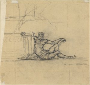 「サンフランシスコ」男性座像 作： Charles Meryon