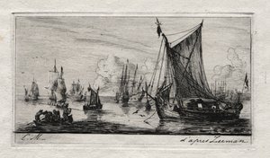 南洋漁師 作： Charles Meryon