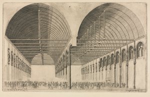 正義の宮殿、パリのアンテチェンバー 作： Charles Meryon