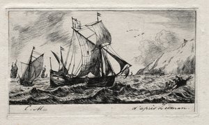 ロッテルダムのジャンドヴィルのガリオット、1850年。