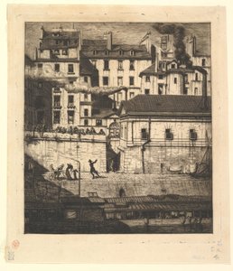 遺体安置所、パリラモルグ、1854年。