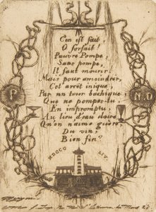 ノートルダム ポンプ小皿、1854 年。 作： Charles Meryon
