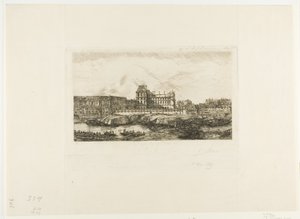 古いルーブル、パリ、1651
