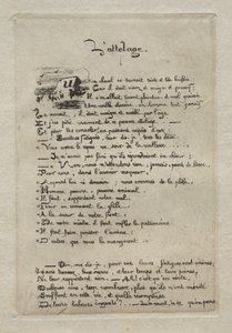 プローマンと彼の馬。 作： Charles Meryon