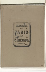 アルバム Eaux-fortes sur Paris のタイトルブラッド パリのエッチング（シリーズタイトル） 作： Charles Meryon