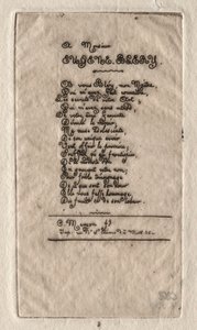 ウジェーヌブリーの詩、1854年。 作： Charles Meryon