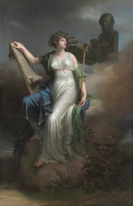 カリオペ、叙事詩の女神、1798年。 作： Charles Meynier