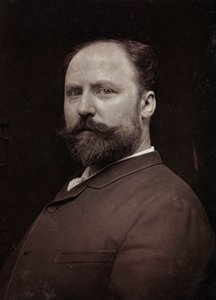 芸術および伝記アルバム、5年目、サロン1885;フランスの画家Paul Louis Narcisse Grolleron（1848-1901）の肖像