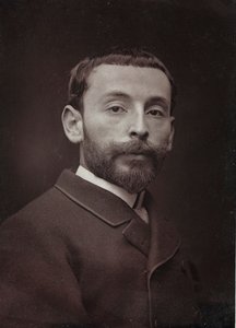 芸術および伝記アルバム、6年目、サロン1885;フランスの画家アレクサンドルブロックの肖像画（1862-1906）