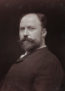 芸術および伝記アルバム、6年目、サロン1885;フランスの画家Paul Grolleron（1848-1901）の肖像