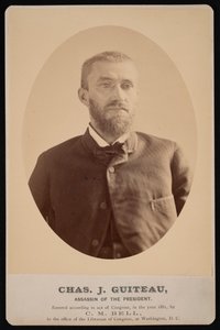 シャルル・ジュリアス・ギトーの肖像、1841～1882年、1881年7月4日。 作： Charles Milton Bell