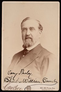 チャールズ・ウィリアム・クームズの肖像、1893年以前。